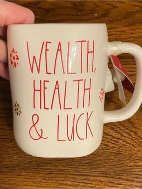 Rae Dunn Lunar New Year Mug Red & Yellow